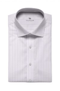 New Sintel Light Grey Stripe Poplin