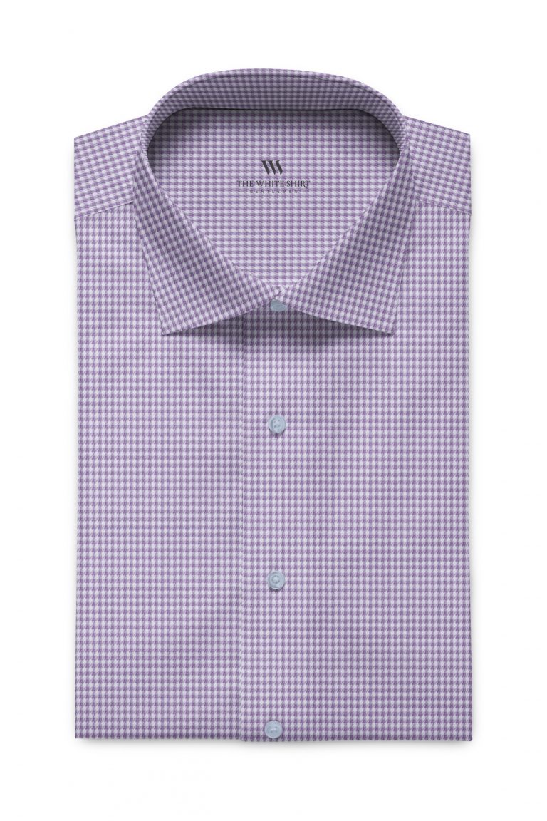 Oriovac Purple Houndstooth Dobby